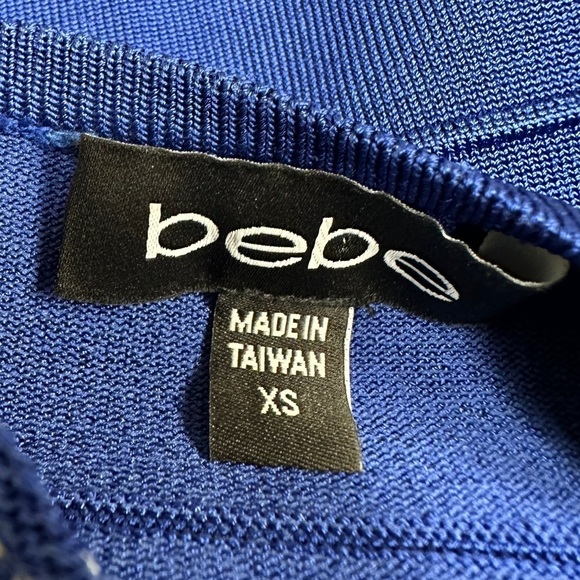 Bebe Blue Mini Dress - Picture 3 of 14